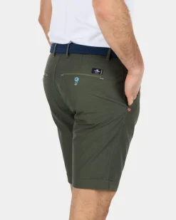 Chino-Shorts aus Baumwolle - Army
