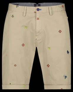 Chino-Shorts aus Ethan-Baumwolle - Beach Sand