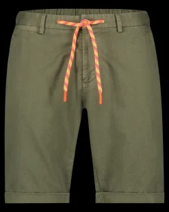 Chino-Shorts aus Leinen Liam - Army