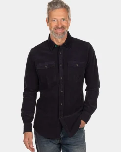 Corduroy overshirt Opuiaki - Steady Navy