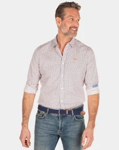 Cremefarbenes Hemd mit Stretch - Cream