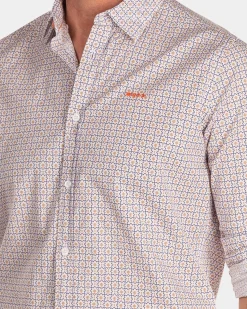 Cremefarbenes Hemd mit Stretch - Cream