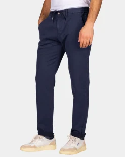 Dunkelblaue Jersey Chino - Autumn Navy
