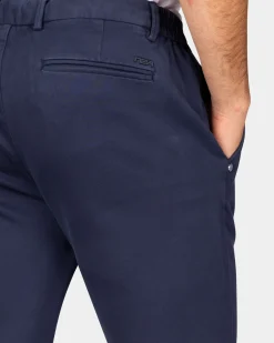 Dunkelblaue Jersey Chino - Autumn Navy