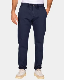 Dunkelblaue Jersey Chino - Autumn Navy