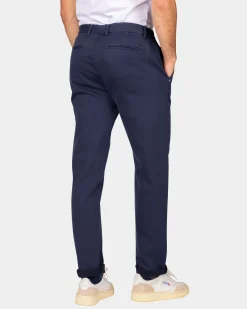 Dunkelblaue Jersey Chino - Autumn Navy