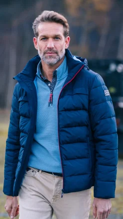 Dunkelblaue Steppjacke - Winter Navy
