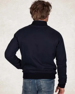 Dunkelblaue Strickjacke - Pitch navy