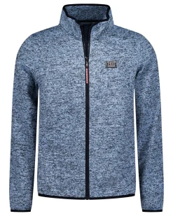 Dunkelblaue Terry-Sweatjacke - Winter Navy