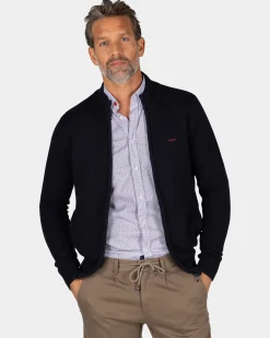 Dunkelblaue Wolljacke - Winter Navy