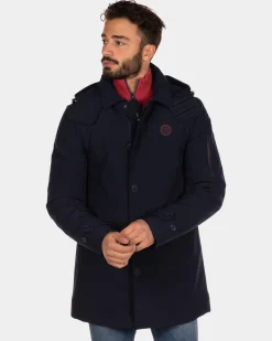 Dunkelblauer Parka Clive - Ink Navy