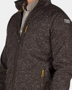 Dunkelbraune Fleecejacke - Dark Mocca