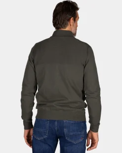 Dunkelgrüner Cardigan