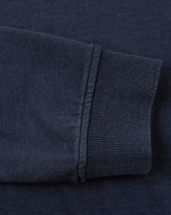 Einfarbiger Pullover mit Rundhalsausschnitt - Traditional Navy