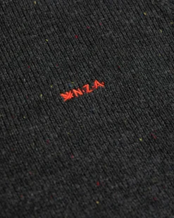 Einfarbiger Pullover mit Knöpfen Brownlee - Eucalyptus Green