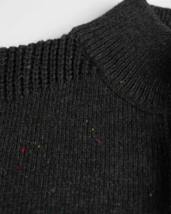 Einfarbiger Pullover mit Knöpfen Brownlee - Eucalyptus Green