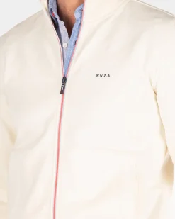 Einfarbiger Stretch-Cardigan - Cream