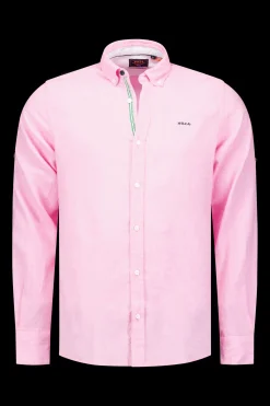 Einfarbiges Hemd in leuchtenden Farben - Bright Pink