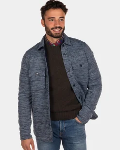 Fleece-Überhemd Frankton - Steady Navy