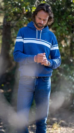 Fleece-Hoodie - Dusk Navy