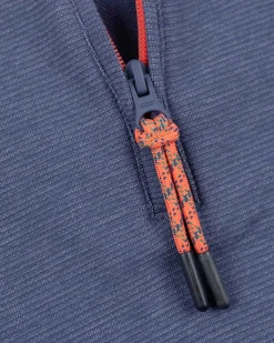 Fleecepullover mit Reißverschluss - Dusk Navy