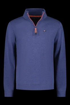 Fleecepullover mit Reißverschluss - Dusk Navy