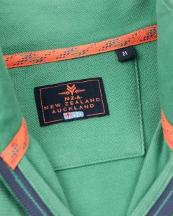 Fleecepullover mit Reißverschluss - Amazon Green