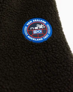 Frottee-Sweat-Cardigan Transit - Dark Army