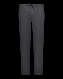 Graue Twill Chino - Grey Melange