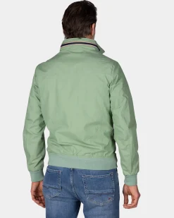 Grüne Baumwoll-Bomber