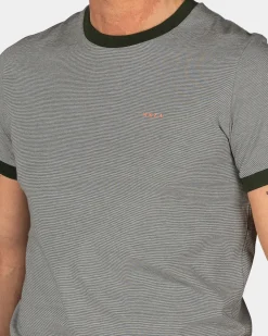 Grüne Baumwoll-T-Shirt