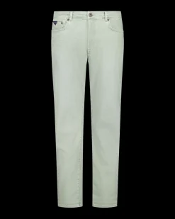 Grüne 5-Pocket-Jeans - Sage