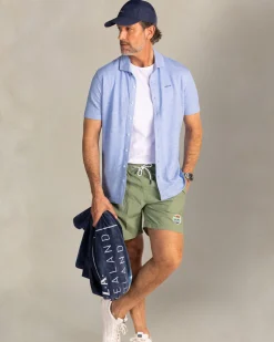 Grüne Polyamid-Badehose