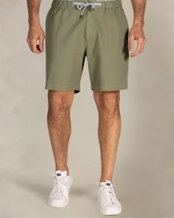 Grüne Safari-Shorts