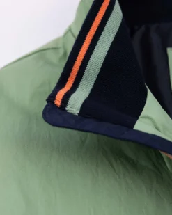 Grüne Twill-Bomberjacke
