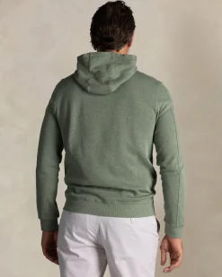 Grüner Baumwoll-Hoodie