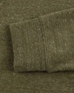 Grüner Kapuzenpullover mit weißem Streifen - Jacket Army