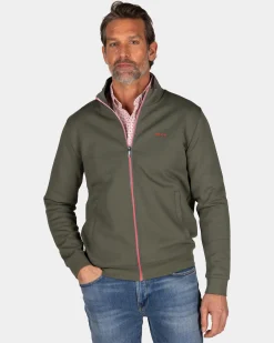 Grüner sportlicher Cardigan