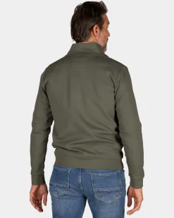 Grüner sportlicher Cardigan