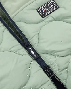 Grüner wattierter Weste - Sage