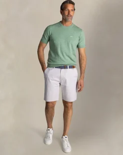 Grünes Baumwollstrickshirt