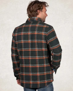 Grünes Stepphemd mit Karomuster - Crushing Green