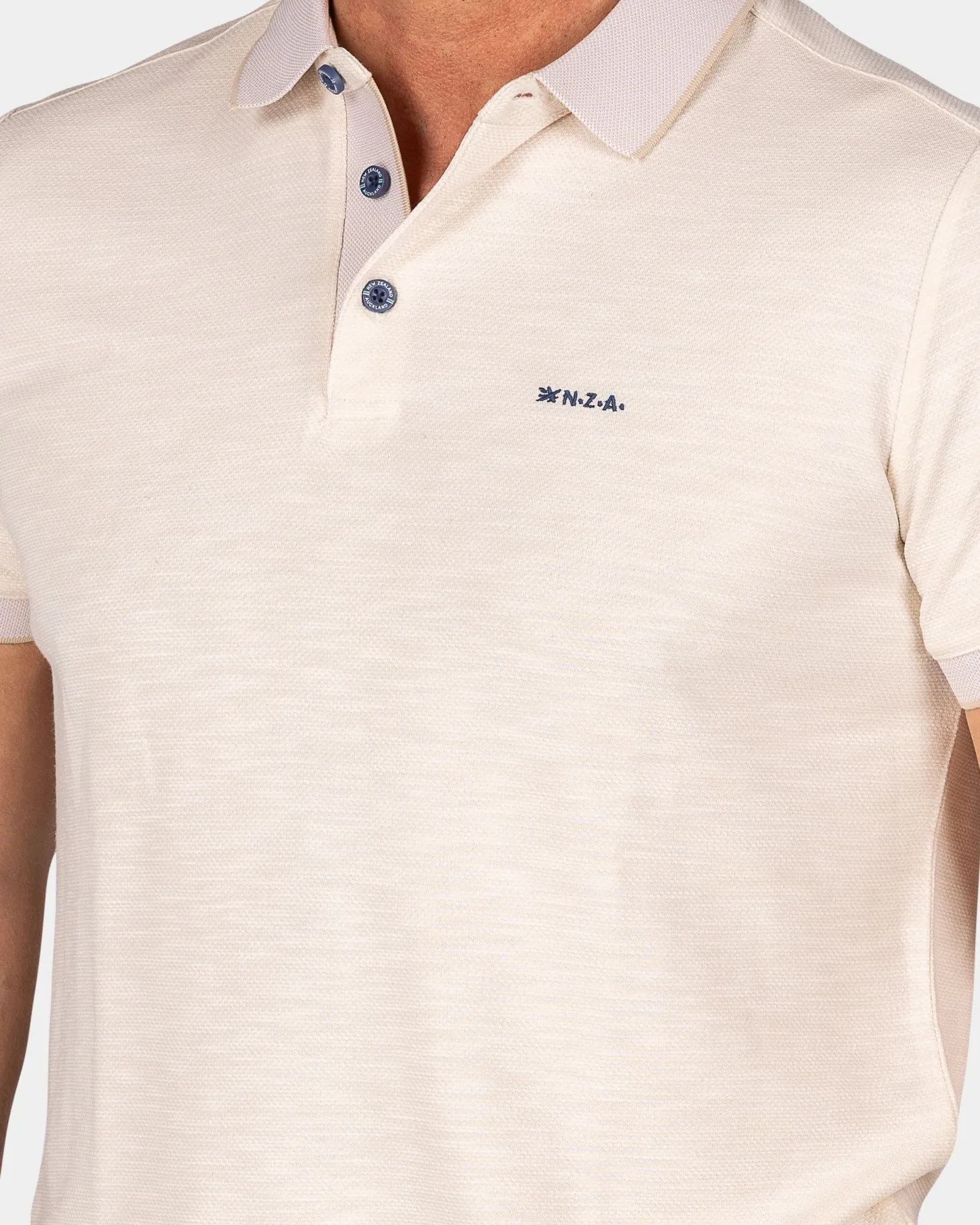 Hellbeige Polo mit Modal