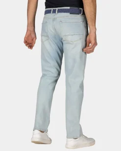 Hellblaue Jeans mit Stretch