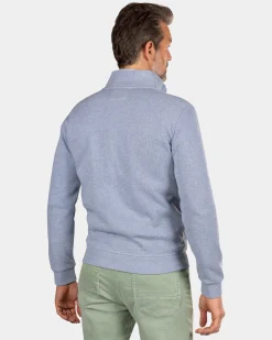 Hellblaue Strickjacke - Phantom Blue