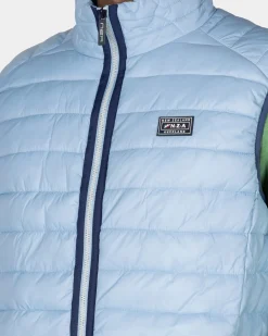 Hellblauer Bodywarmer