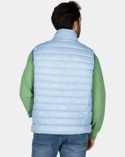 Hellblauer Bodywarmer
