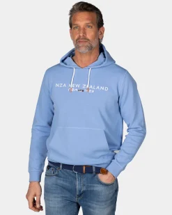 Hellblauer Hoodie