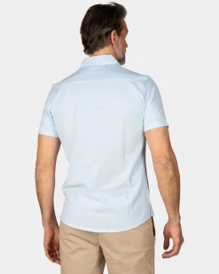 Hellblaues Hemd mit kurzen Ärmeln