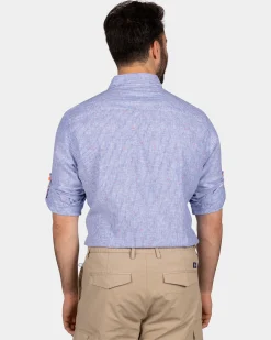 Hellblaues Hemd mit Streifen - Light Blue